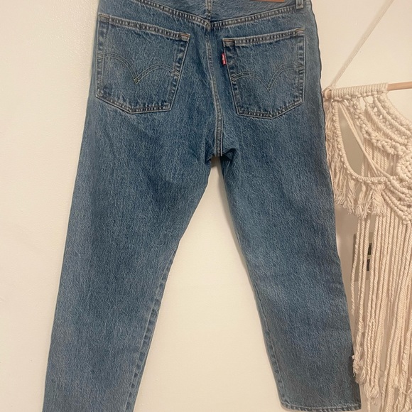 Levi's 501 Straight Leg Logo Tape Jean - Picture 12 of 12